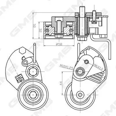 GMB GTB0070 Triger Gergi Rulmanı 2441027250