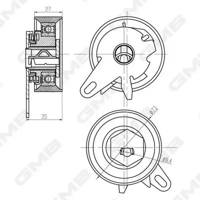 GMB GTB0430 Triger Gergi Rulmanı
