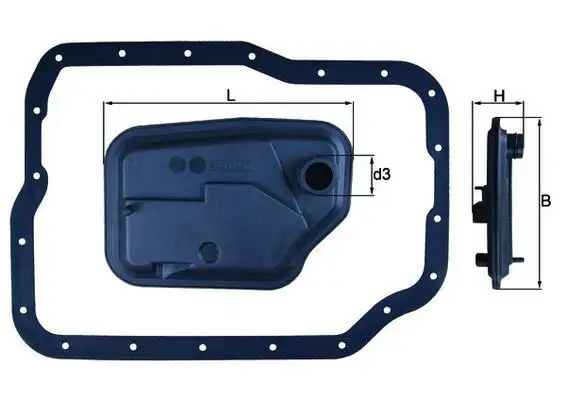 MAHLE HX149D Şanzıman Filtresi