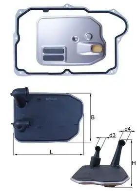 MAHLE HX161D Şanzıman Filtresi