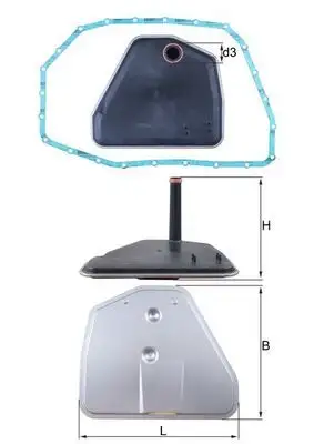 MAHLE HX164D Şanzıman Filtresi 09L325429