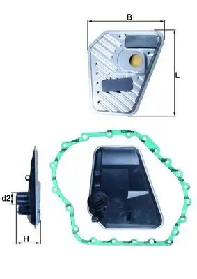 MAHLE HX168D Şanzıman Filtresi 01J301517B
