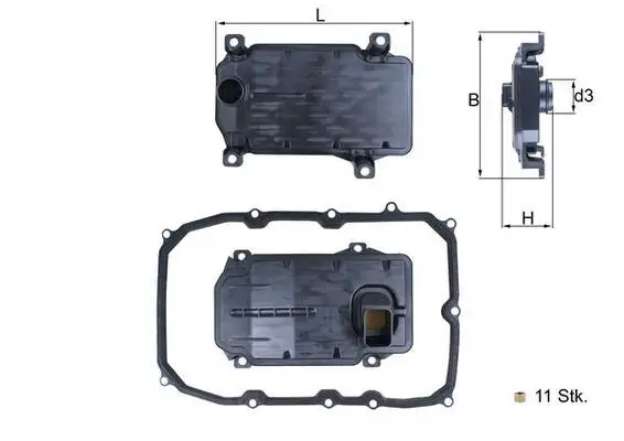MAHLE HX187KIT Şanzıman Filtresi 0C8325435