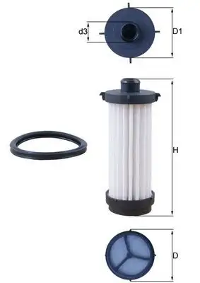 MAHLE HX232D Şanzıman Filtresi A2463770495