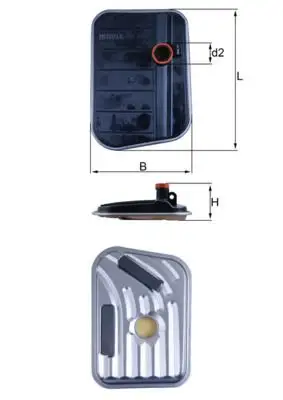 MAHLE HX273 Şanzıman Filtresi 7M5R7G186AC