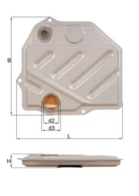 MAHLE HX46 Şanzıman Filtresi A1262770295