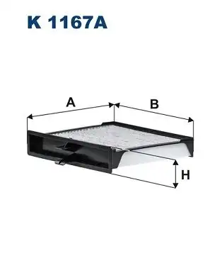 FILTRON K1167A Polen Filtresi (Karbonlu) 8671018402