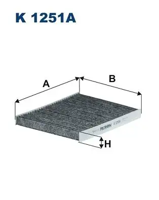 FILTRON K1251A Polen Filtresi (Karbonlu)