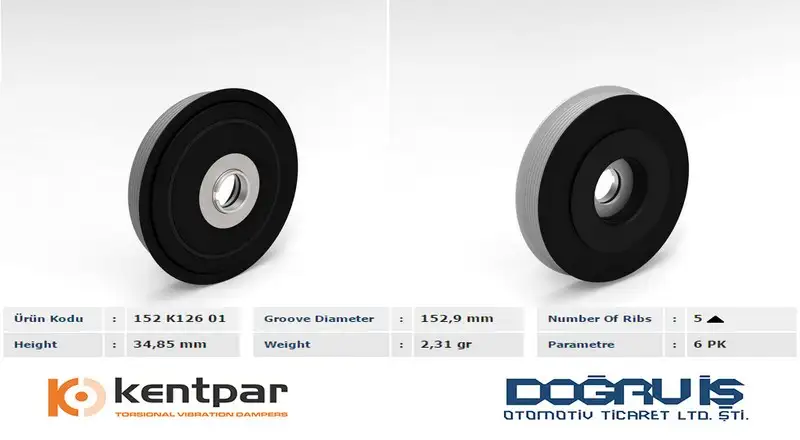 KENTPAR K12601 Krank Kasnağı