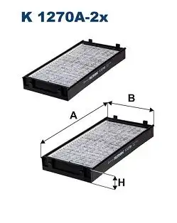FILTRON K1270A-2X Polen Filtresi (Karbonlu) 64119248294