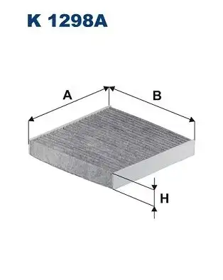 FILTRON K1298A Polen Filtresi (Karbonlu) 80291TF0941