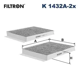 FILTRON K1432A-2X Polen Filtresi (Karbonlu)