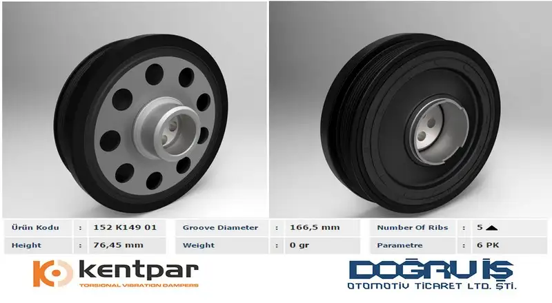 KENTPAR K14901 Krank Kasnağı