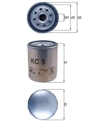 MAHLE KC5 Yakıt Filtresi