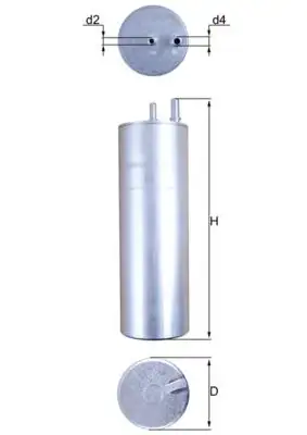 MAHLE KL229/5 Yakıt Filtresi 7H0127401D