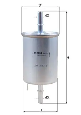 MAHLE KL470 Yakıt Filtresi 96537170