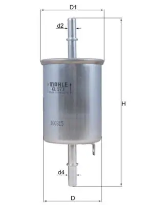 MAHLE KL573 Yakıt Filtresi