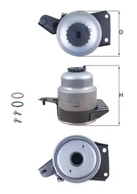 MAHLE KL829D Yakıt Filtresi 233900X010