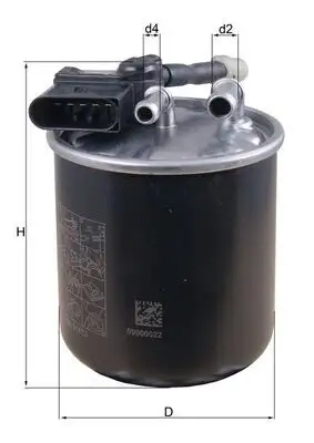 MAHLE KL913 Yakıt Filtresi A6510901652