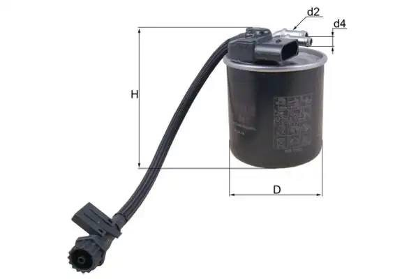 MAHLE KL947 Yakıt Filtresi A6510903052
