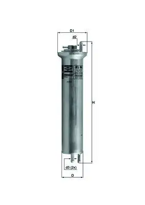 MAHLE KL96 Yakıt Filtresi 13321706909