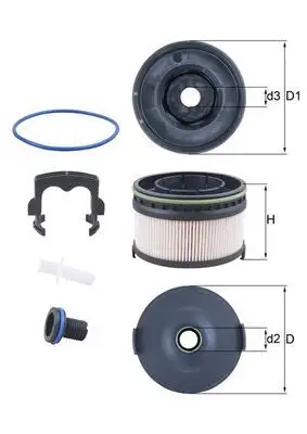 MAHLE KX568KIT Yakıt Filtresi