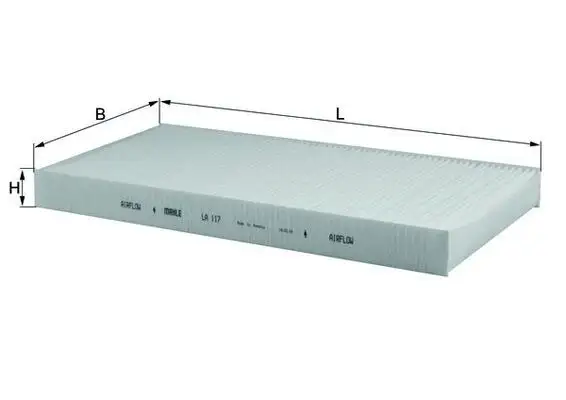 MAHLE LA117 Polen Filtresi