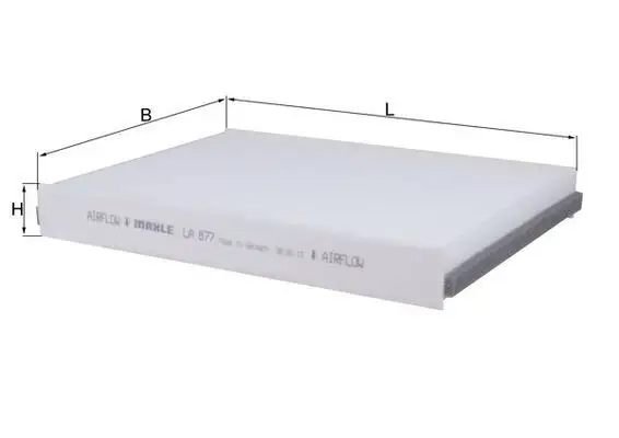 MAHLE LA877 Polen Filtresi A1668300218