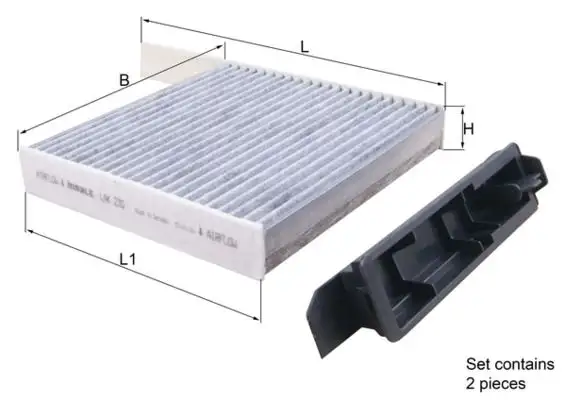 MAHLE LAK230 Polen Filtresi (Karbonlu)