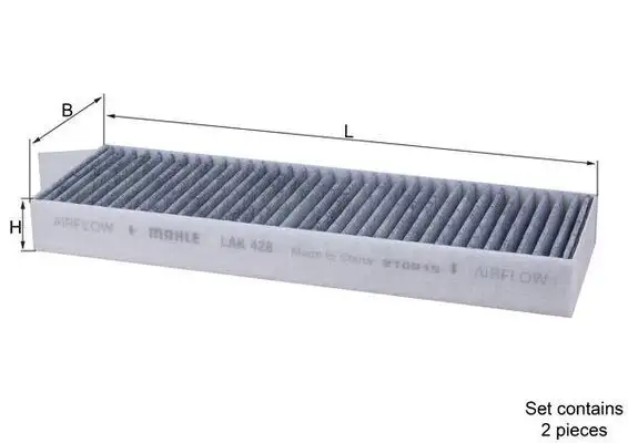 MAHLE LAK428/S Polen Filtresi (Karbonlu)