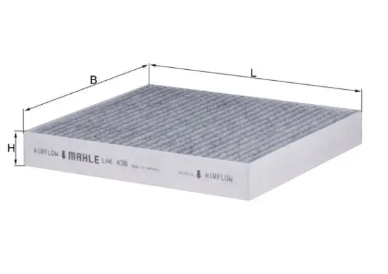 MAHLE LAK436 Polen Filtresi (Karbonlu)