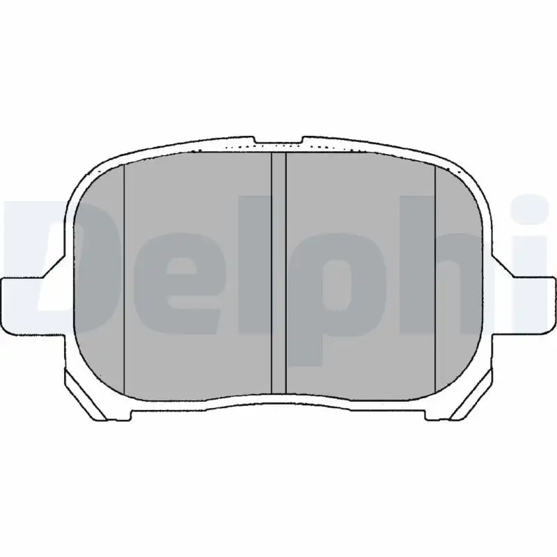 DELPHI LP1144 Ön Fren Balatası