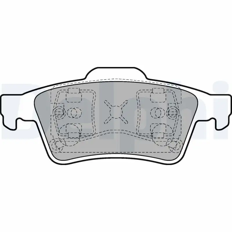 DELPHI LP1701 Arka Fren Balatası