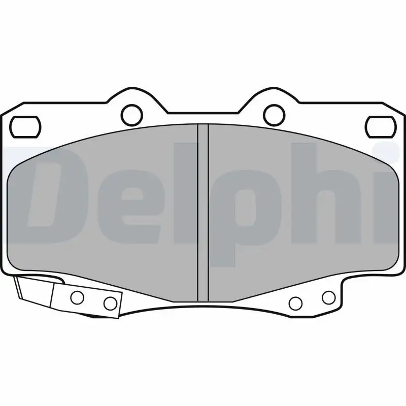 DELPHI LP2242 Ön Fren Balatası 044650K140