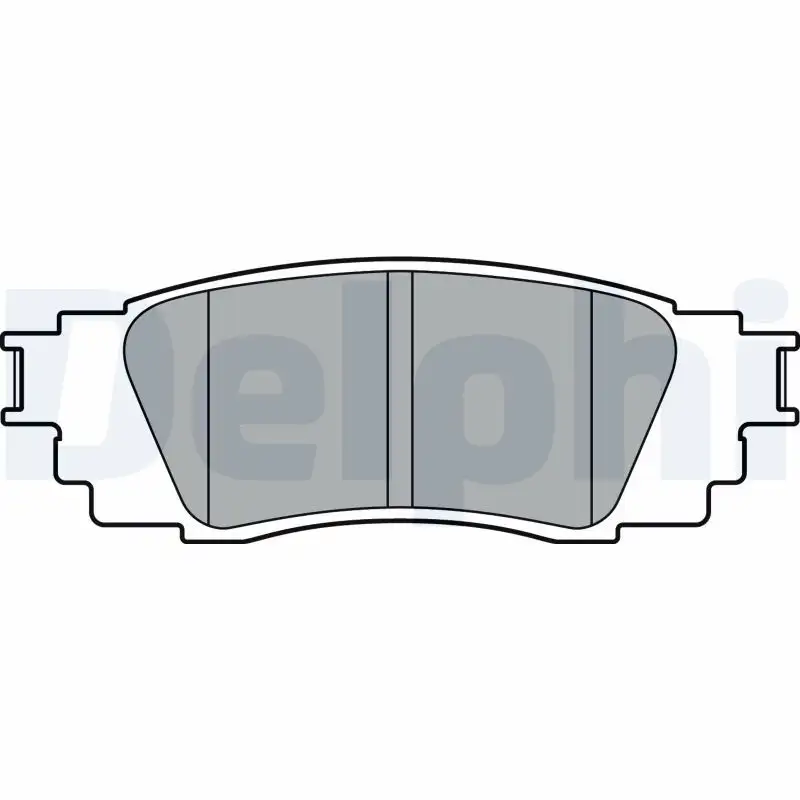DELPHI LP3379 Arka Fren Balatası 0446610011
