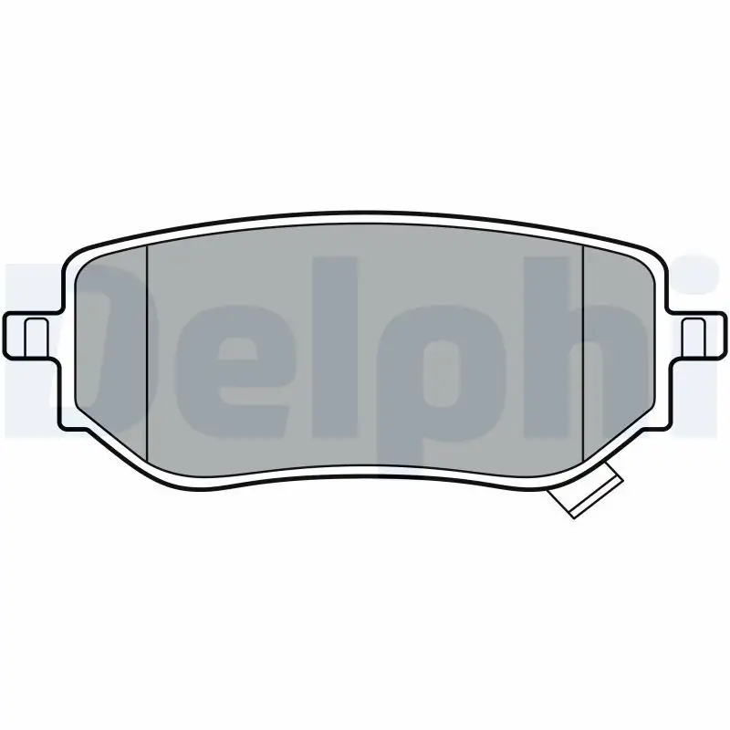 DELPHI LP3402 Arka Fren Balatası D40605JU0A