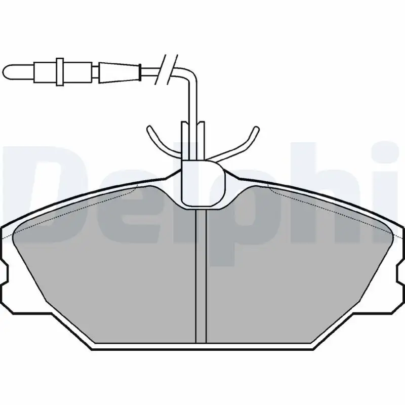 DELPHI LP788 Ön Fren Balatası