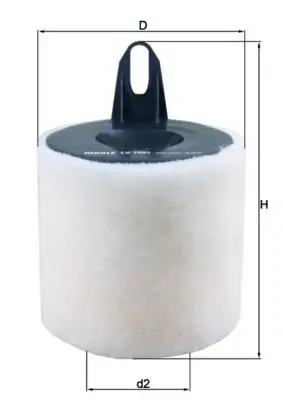 MAHLE LX1651 Hava Filtresi 13717532754