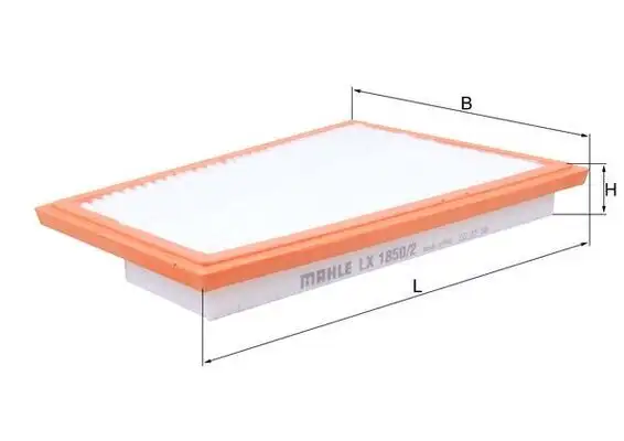 MAHLE LX1850/2 Hava Filtresi