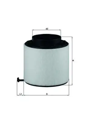 MAHLE LX2092D Hava Filtresi 8K0133843D