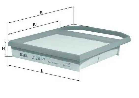 MAHLE LX2841/7 Hava Filtresi A2760940504