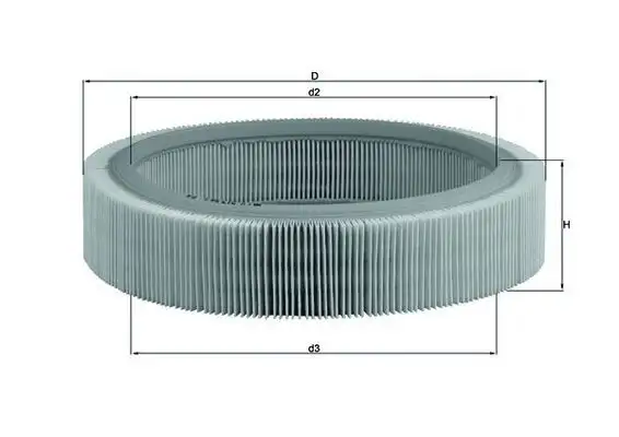 MAHLE LX317 Hava Filtresi