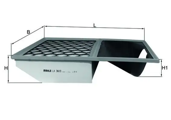 MAHLE LX3603 Hava Filtresi 5801317097