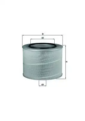 MAHLE LX506 Hava Filtresi A0030949104