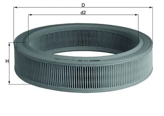 MAHLE LX568 Hava Filtresi