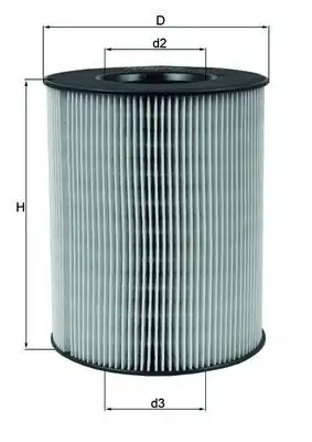 MAHLE LX794 Hava Filtresi A1660940004