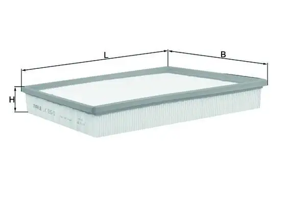 MAHLE LX935/2 Hava Filtresi BK319601BA