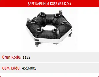 MASTER M1123 Şaft Askısı 92VB4235GB