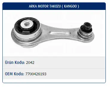 MASTER M2042 Motor Takozu 7700426193