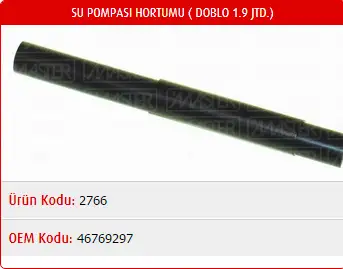 MASTER M2766 Devirdaim Hortumu 46769297